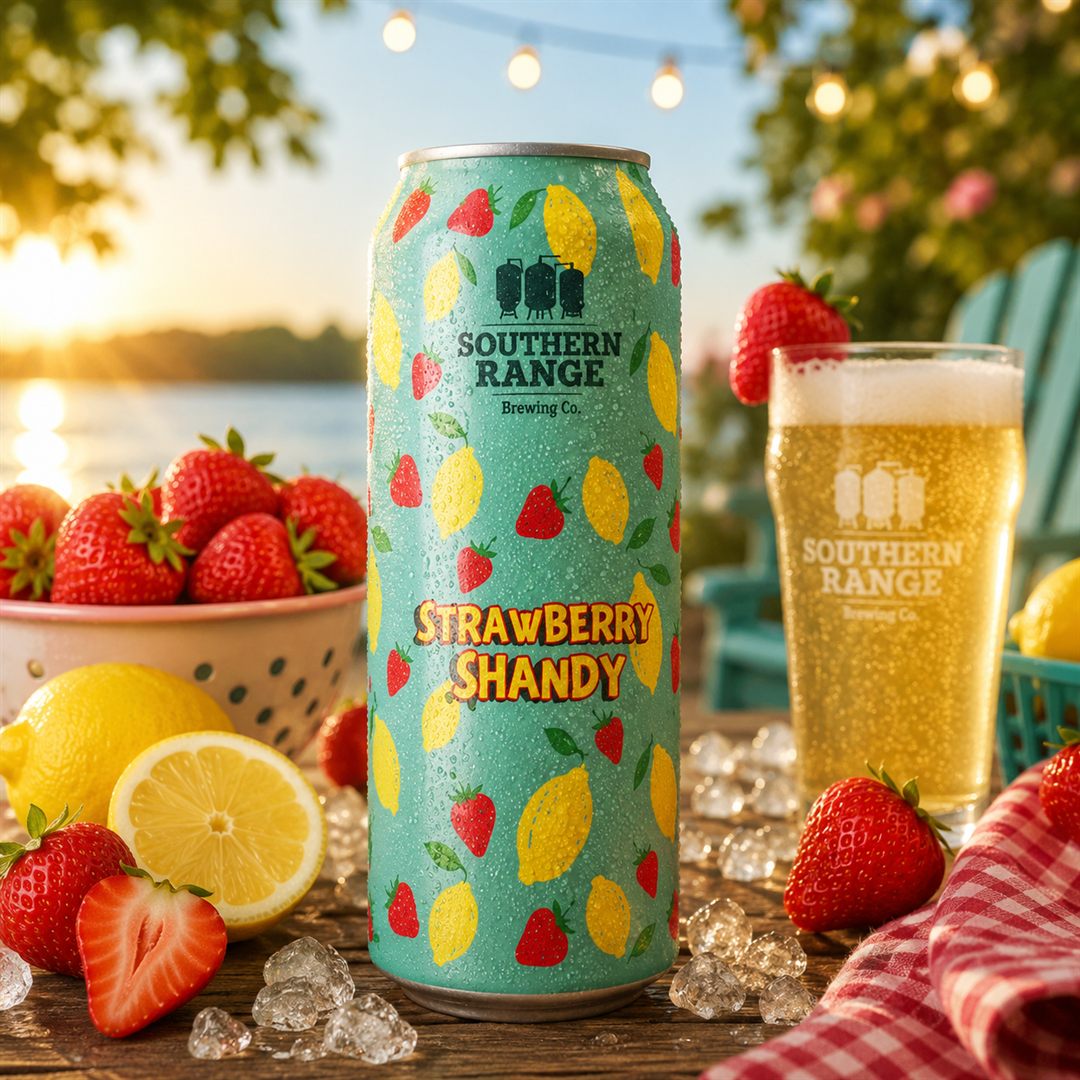 Strawberry Shandy - 4 Pack – Southern Range Brewing